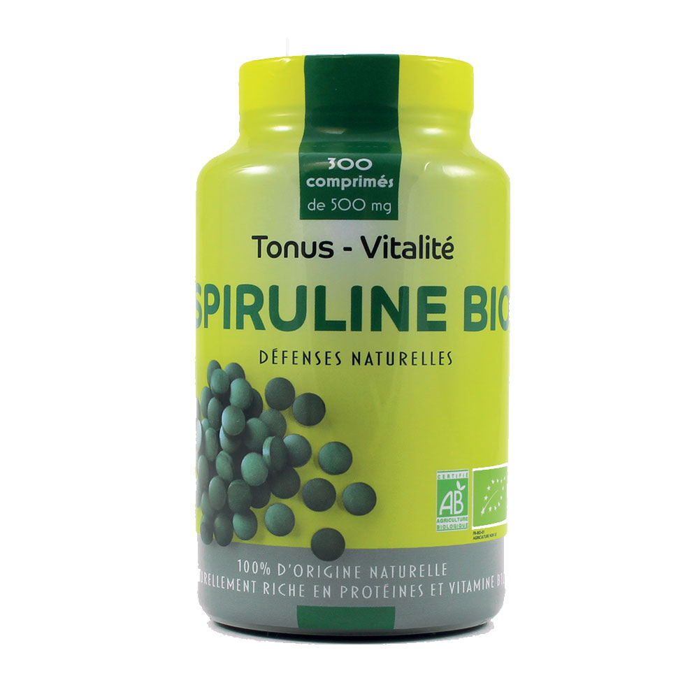 Pharm'Up Spiruline Tonus Et Vitalite Bio 300 Comprimes 500mg