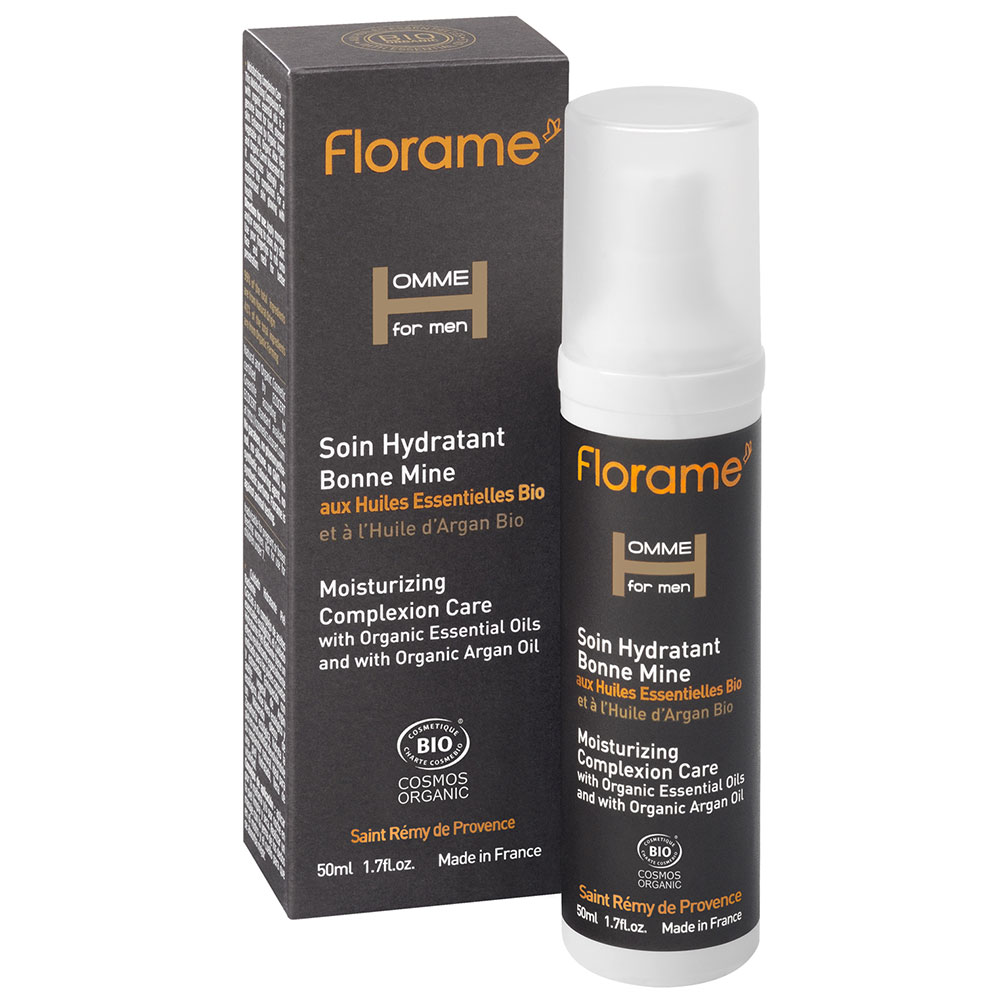 Florame Homme For Men Soin Hydratant Bonne Mine Bio 50 ml