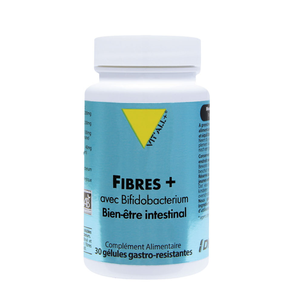 Vit'All+ Fibres+ Avec Bifidobacterium Bio 30 Gelules
