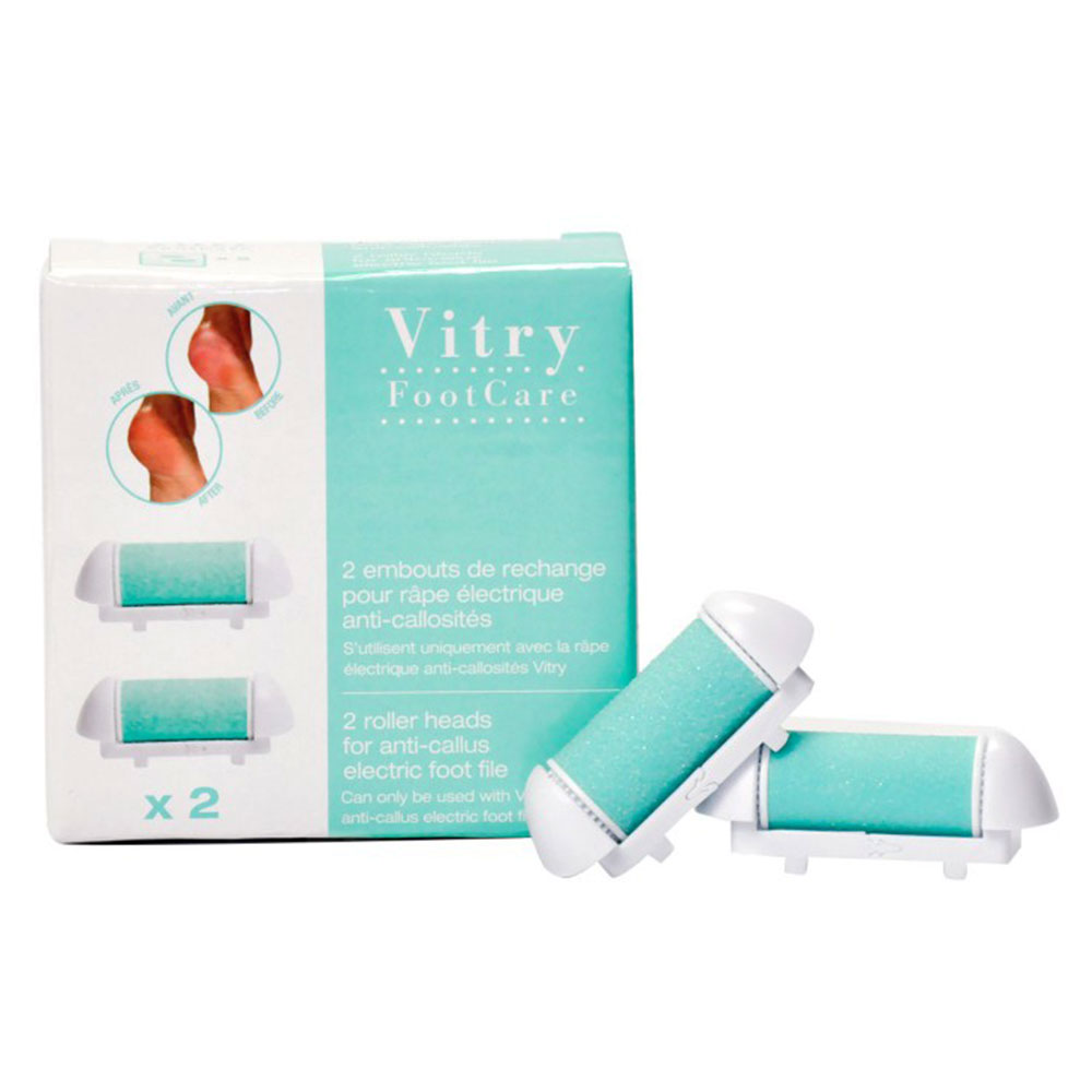 Vitry Lot De 2 Embouts De Rechange Pour Rape Electrique