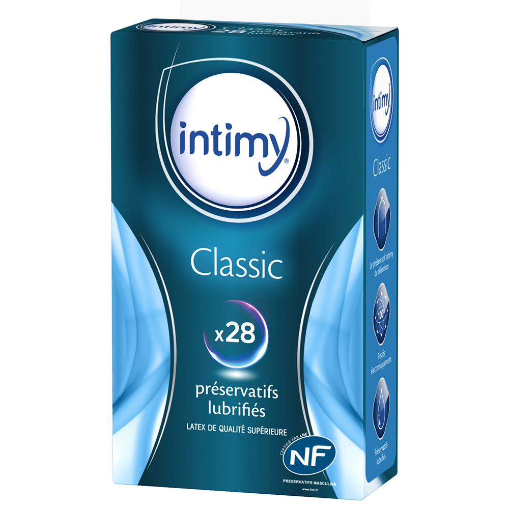 Intimy Classic Préservatifs Lubrifiés x28
