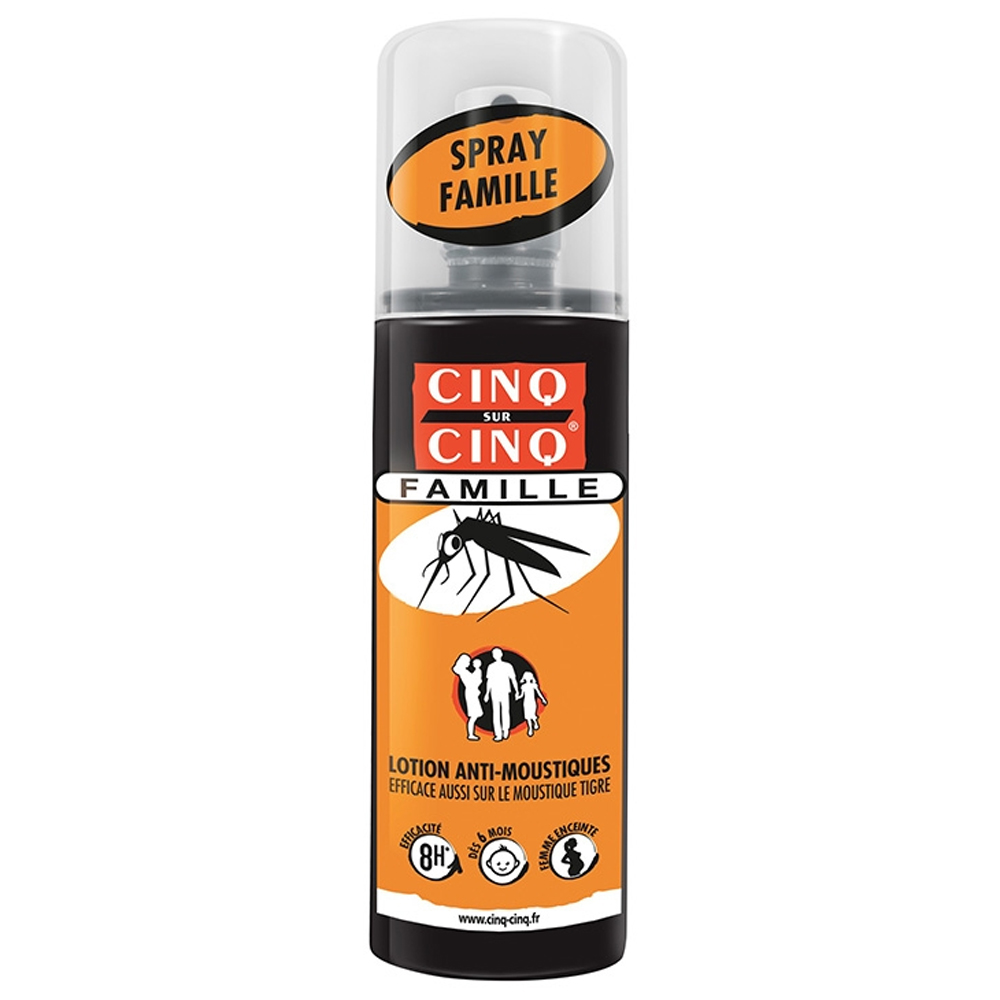 Cinq Sur Cinq Lotion Anti-moustiques Famille Des 6 Mois 100ml