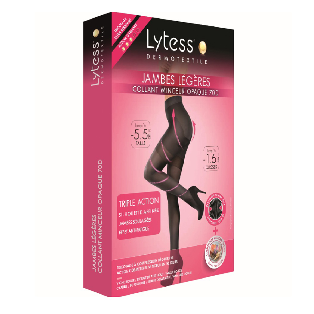 Lytess Collant Minceur Jambes Legeres Noir