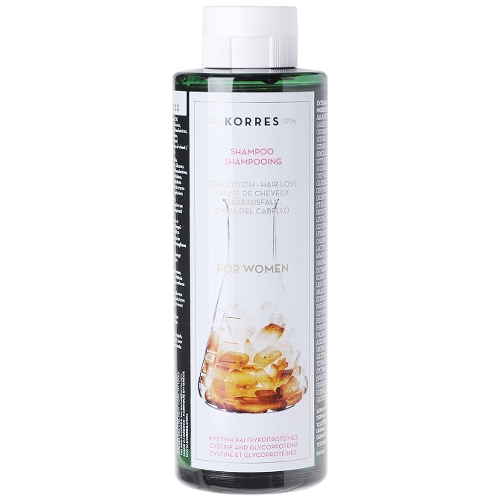 Korres Shampooing Anti-chute Pour Femme Cysteine Et Glycoproteines 250ml
