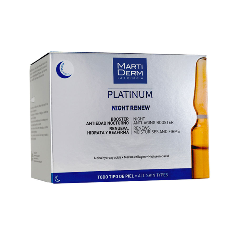 Martiderm Platinum Night Renew 10 Ampoules