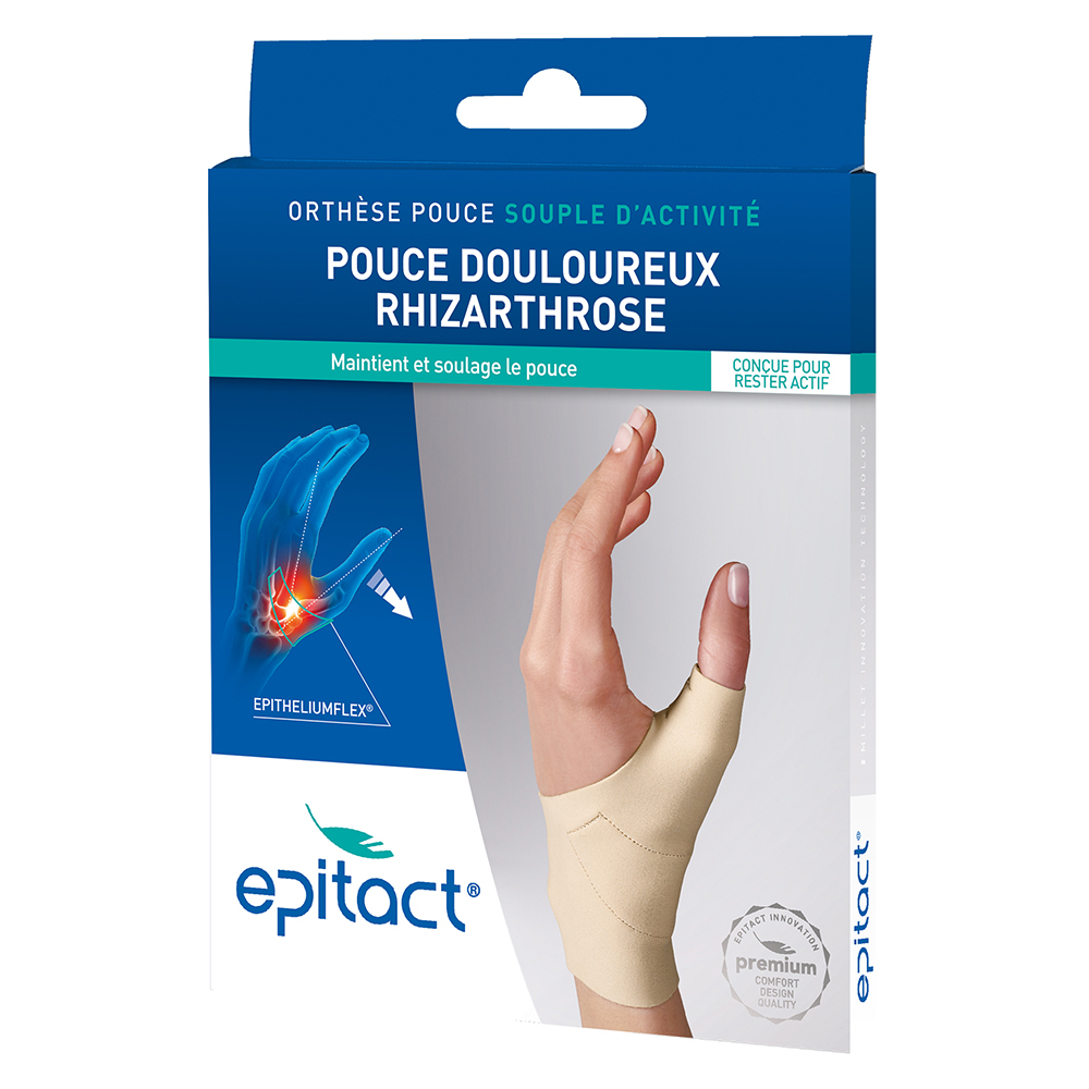 Epitact Pouce Douloureux Rhizarthrose Orthese Pouce Souple D'activite Ephitheliumflex Main Droite