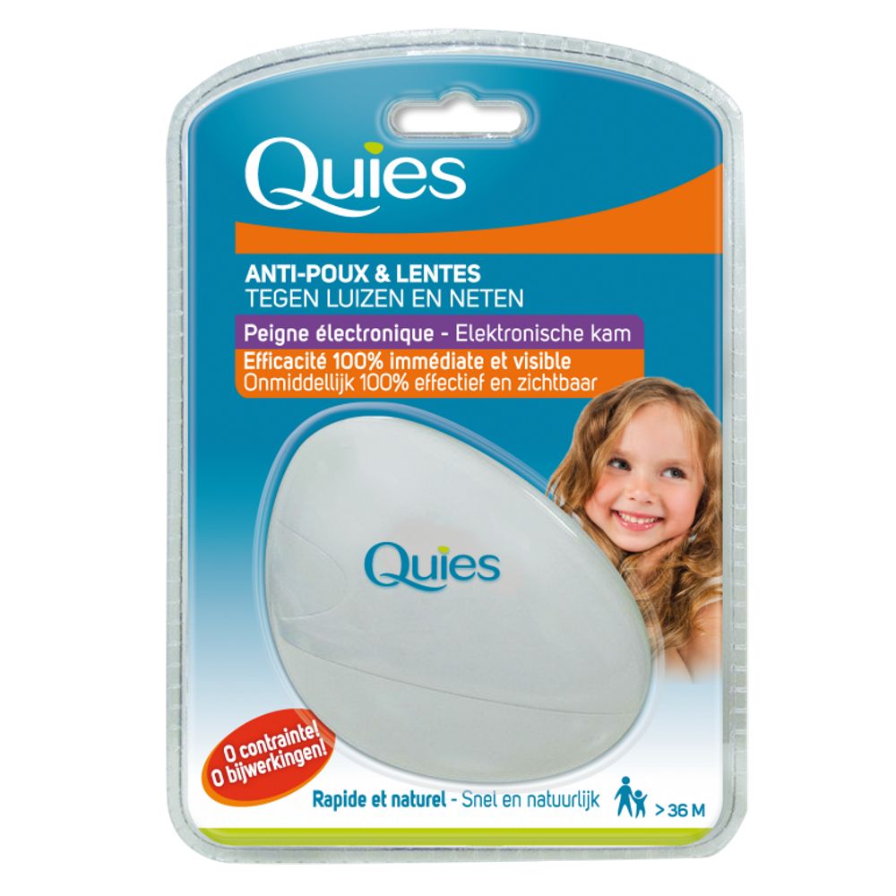 Quies Peigne Electronique Anti Poux