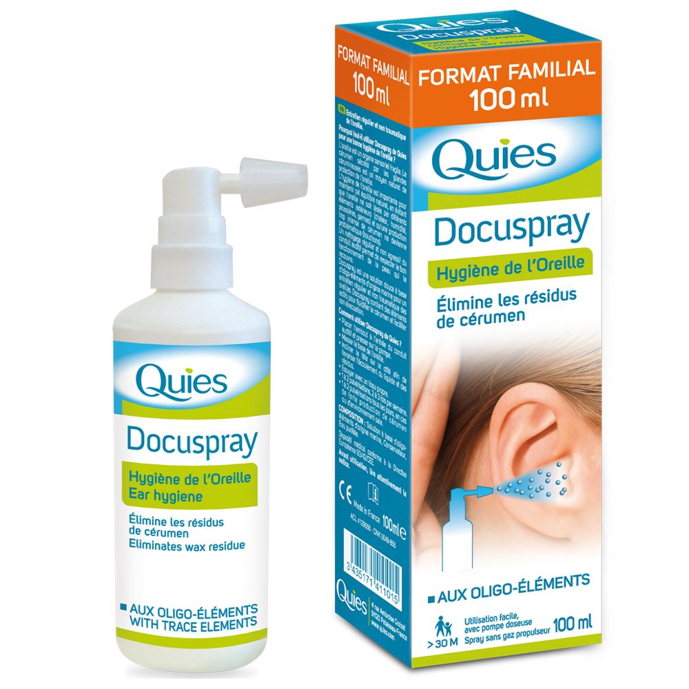 Quies Docuspray Hygiene Oreille 100ml