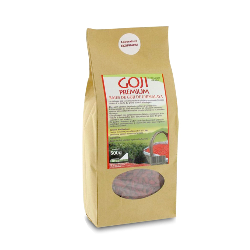 Exopharm Goji One Baies De Goji Premium De L' Himalaya 500g