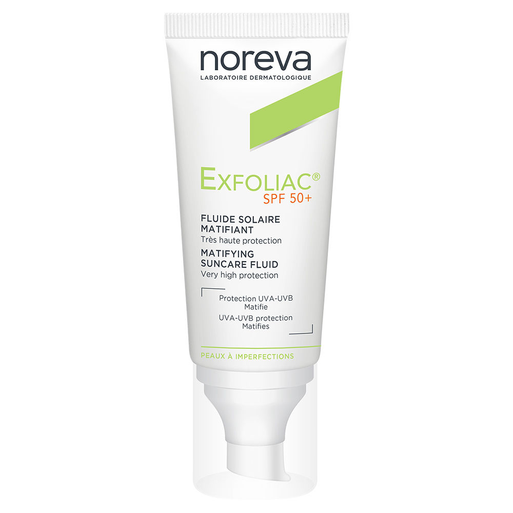 Noreva Exfoliac Fluide Solaire Spf 50+ 40ml