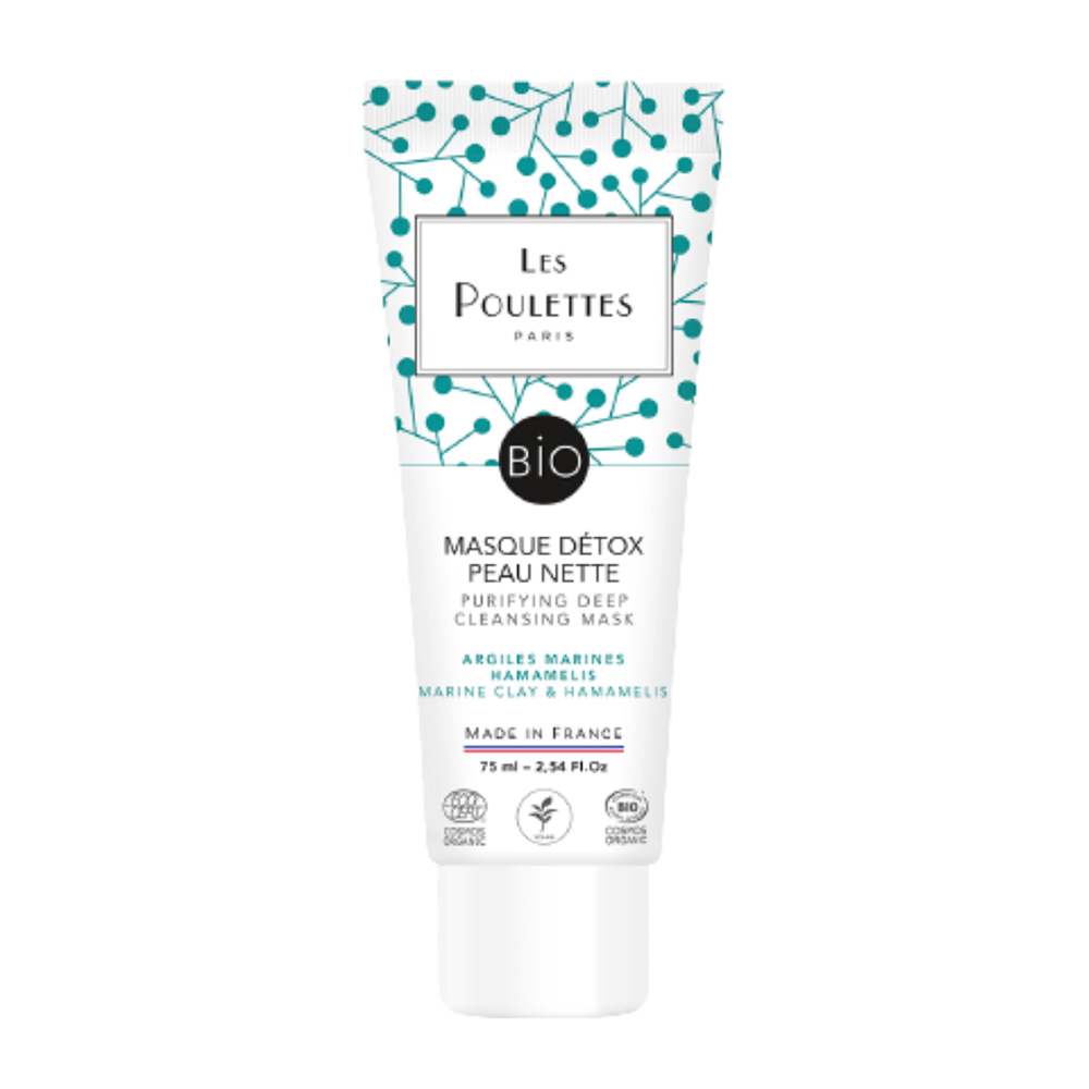 Les Poulettes Masque Détox Peau Nette Bio 75 ml
