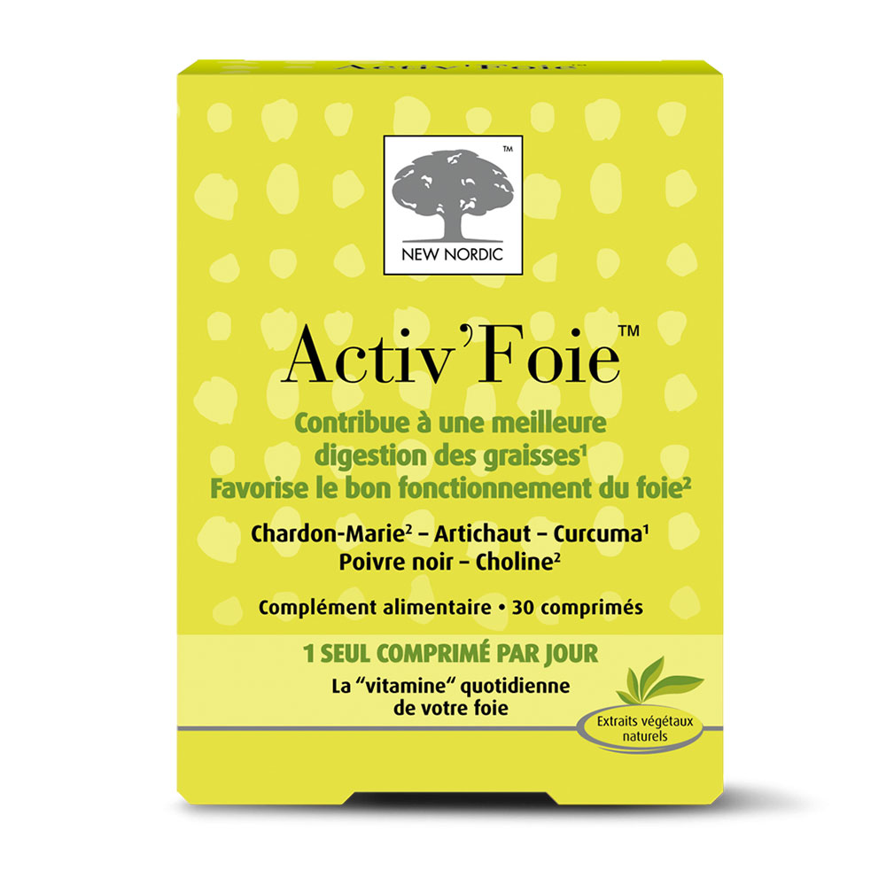 New Nordic Activ'foie 30 Comprimés