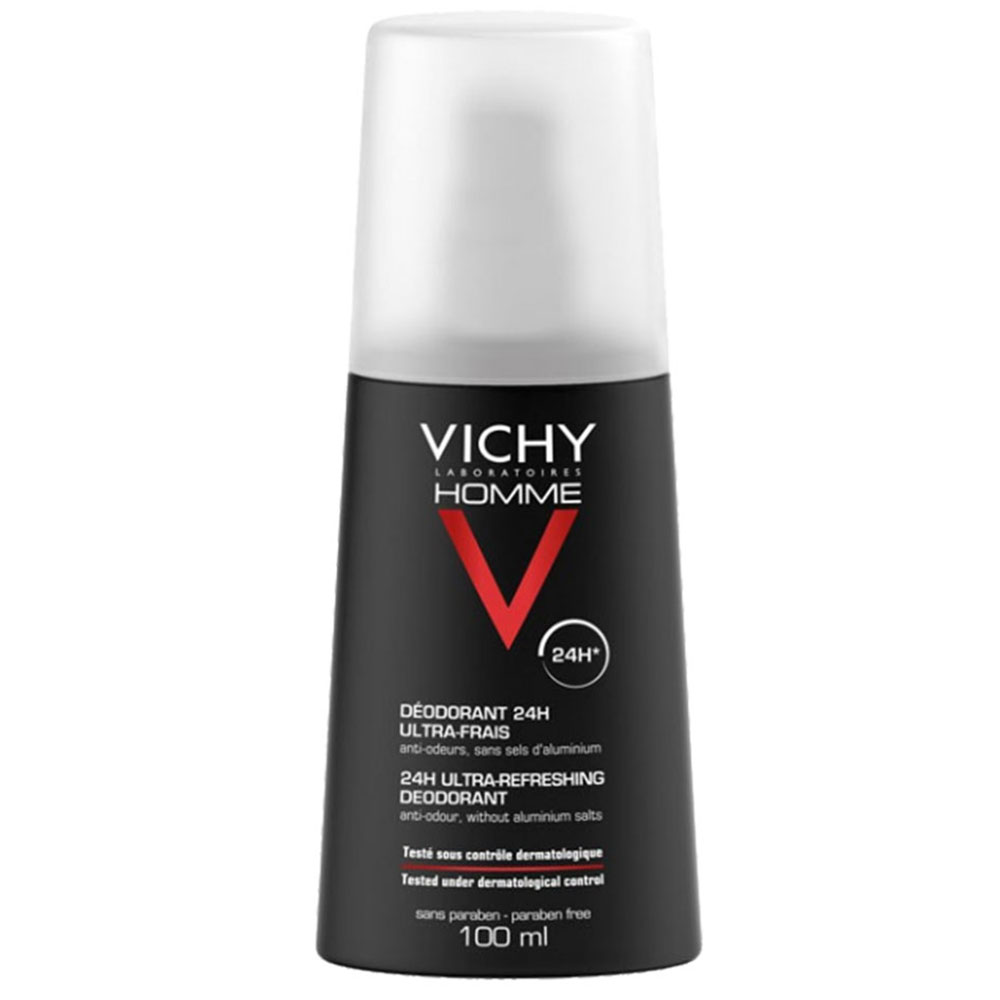 Vichy Homme Déodorant Roll-on Vaporisateur Ultra-frais 100 ml