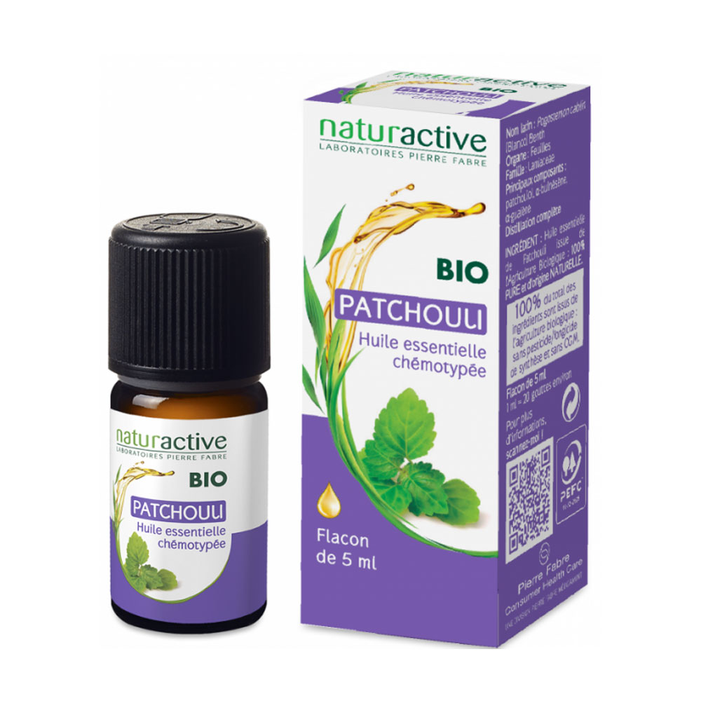 Naturactive Huile Essentielle Bio Patchouli 5 ml