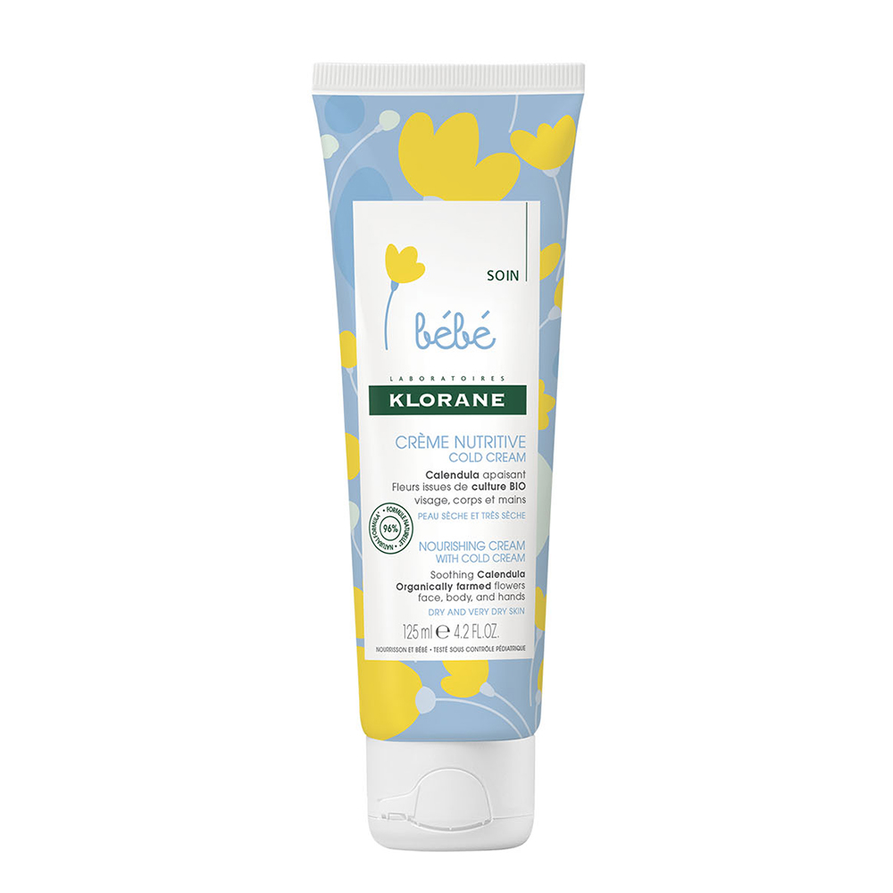 Klorane Bébé Creme Nutritive Cold Cream Peaux Seches A Tres Seches 125ml