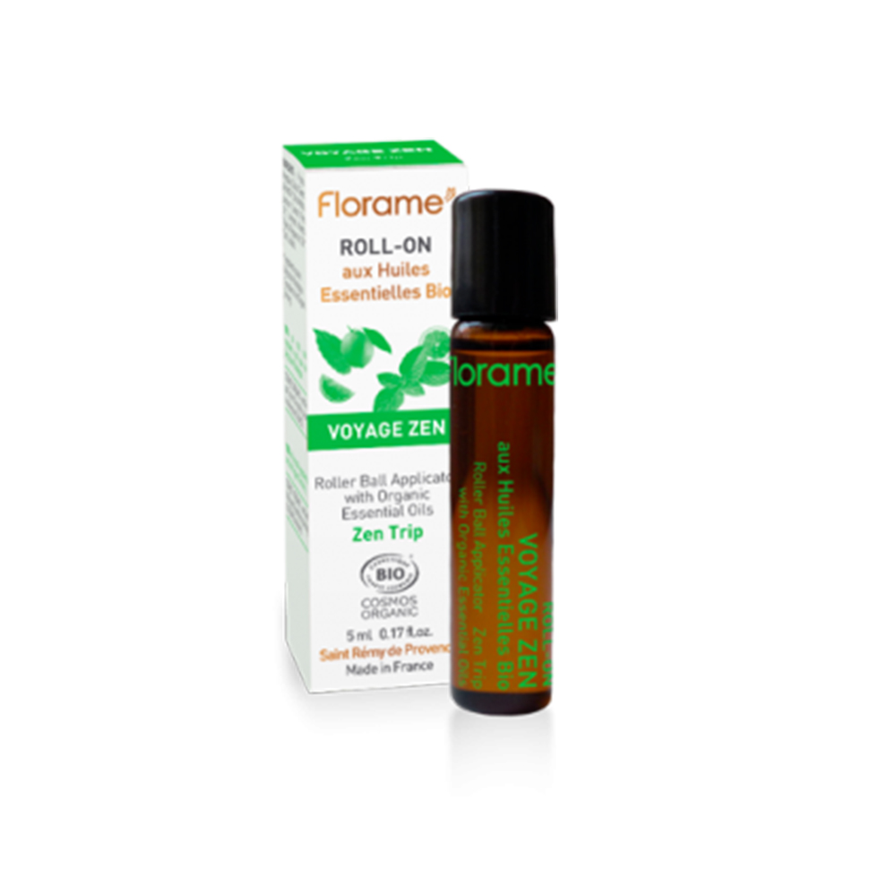 Florame Roll-on Voyage Zen Aux Huiles Essentielles Bio 5ml