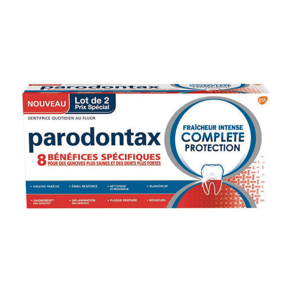Parodontax Dentifrice Protection Complete 2x75ml