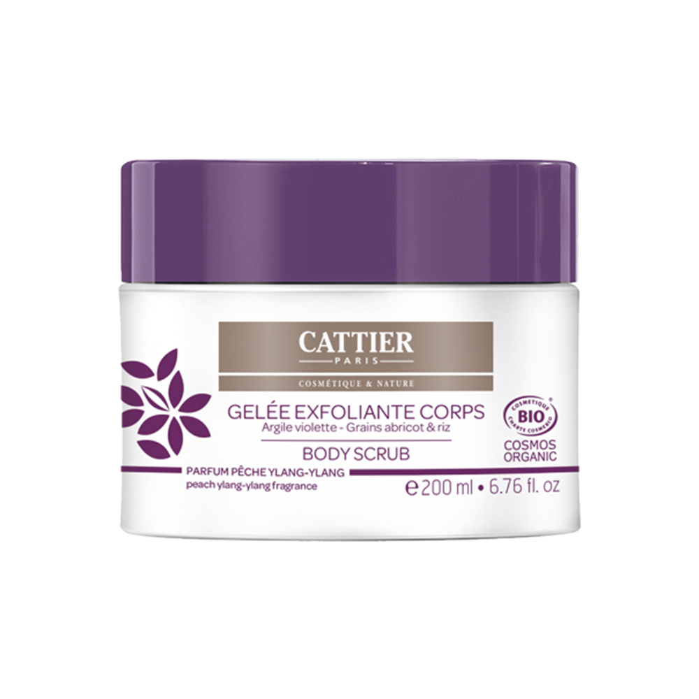 Cattier Gelee Exfoliante Corps Peche Ylang-ylang Bio 200ml