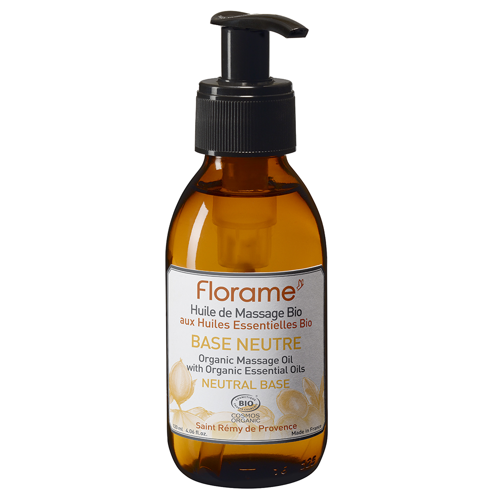 Florame Huile de Massage Base Neutre Bio 120ml