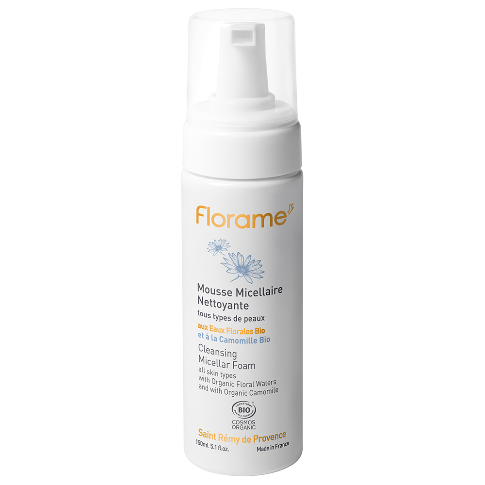 Florame Mousse Micellaire Nettoyante Bio 150ml