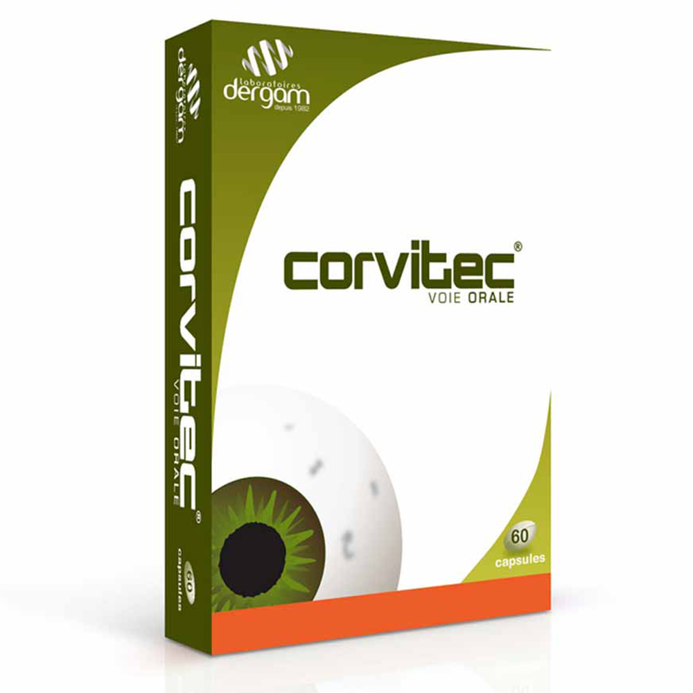 Dergam Corvitec Mouches Oculaires 60 Capsules