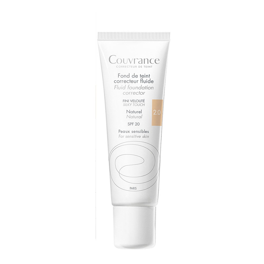 Avène Couvrance Fond De Teint Correcteur Fluide Fini Velouté Spf20 Peaux Sensibles 30ml