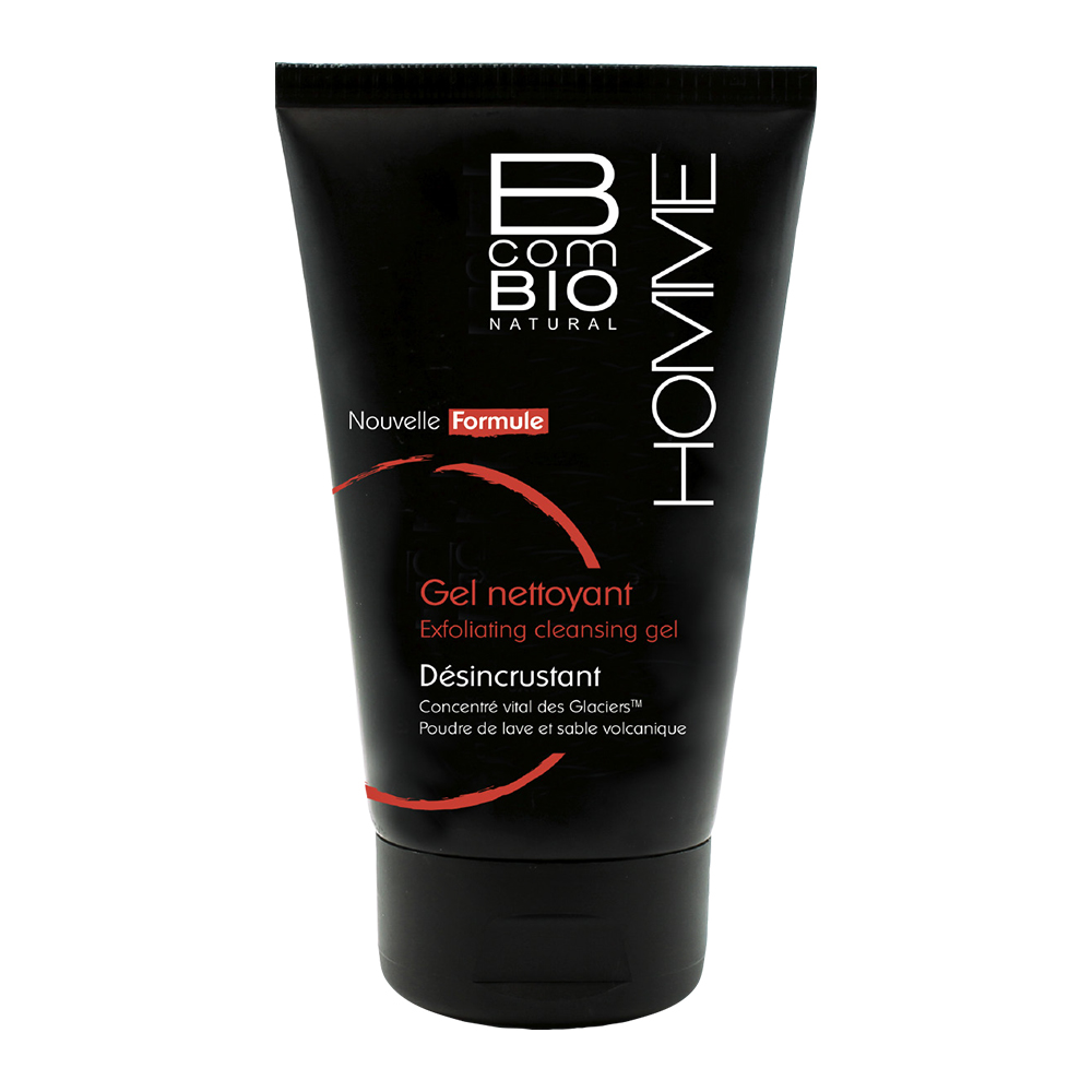 Bcombio Natural Homme Gel Nettoyant Desincrustant Bio 125ml
