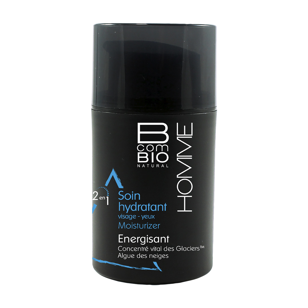 Bcombio Homme Natural Soin Hydratant Energisant Bio 50ml