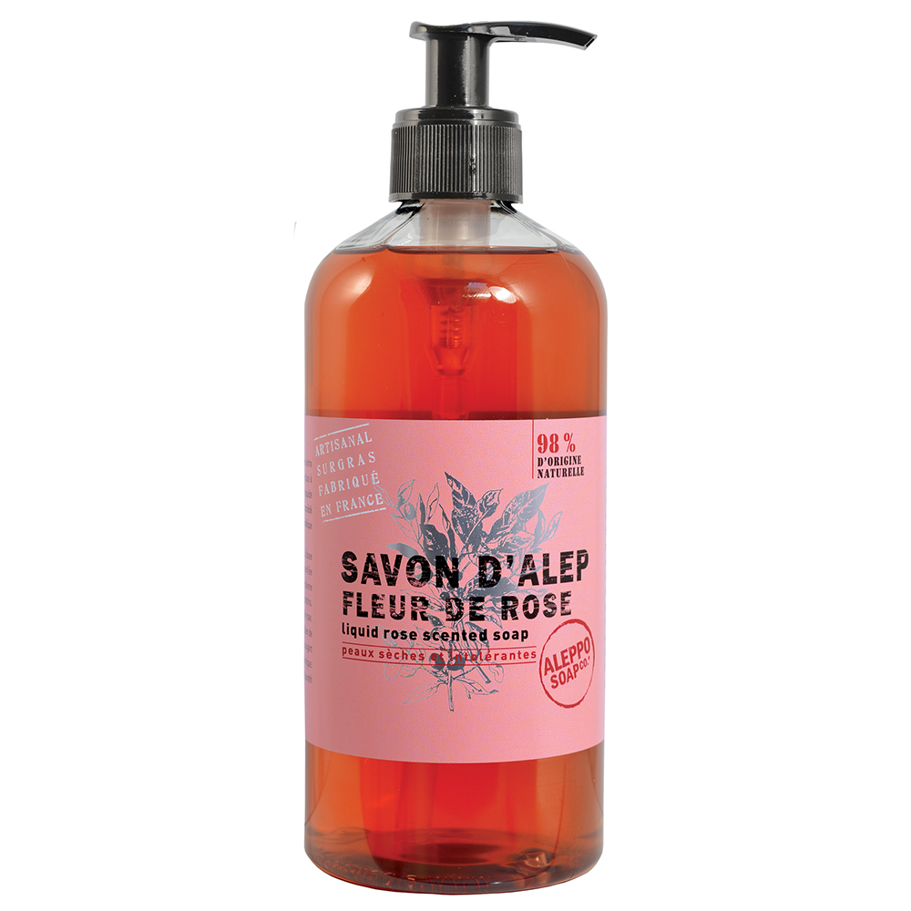 Savon D'alep Liquide Fleur De Rose 500ml Tadé