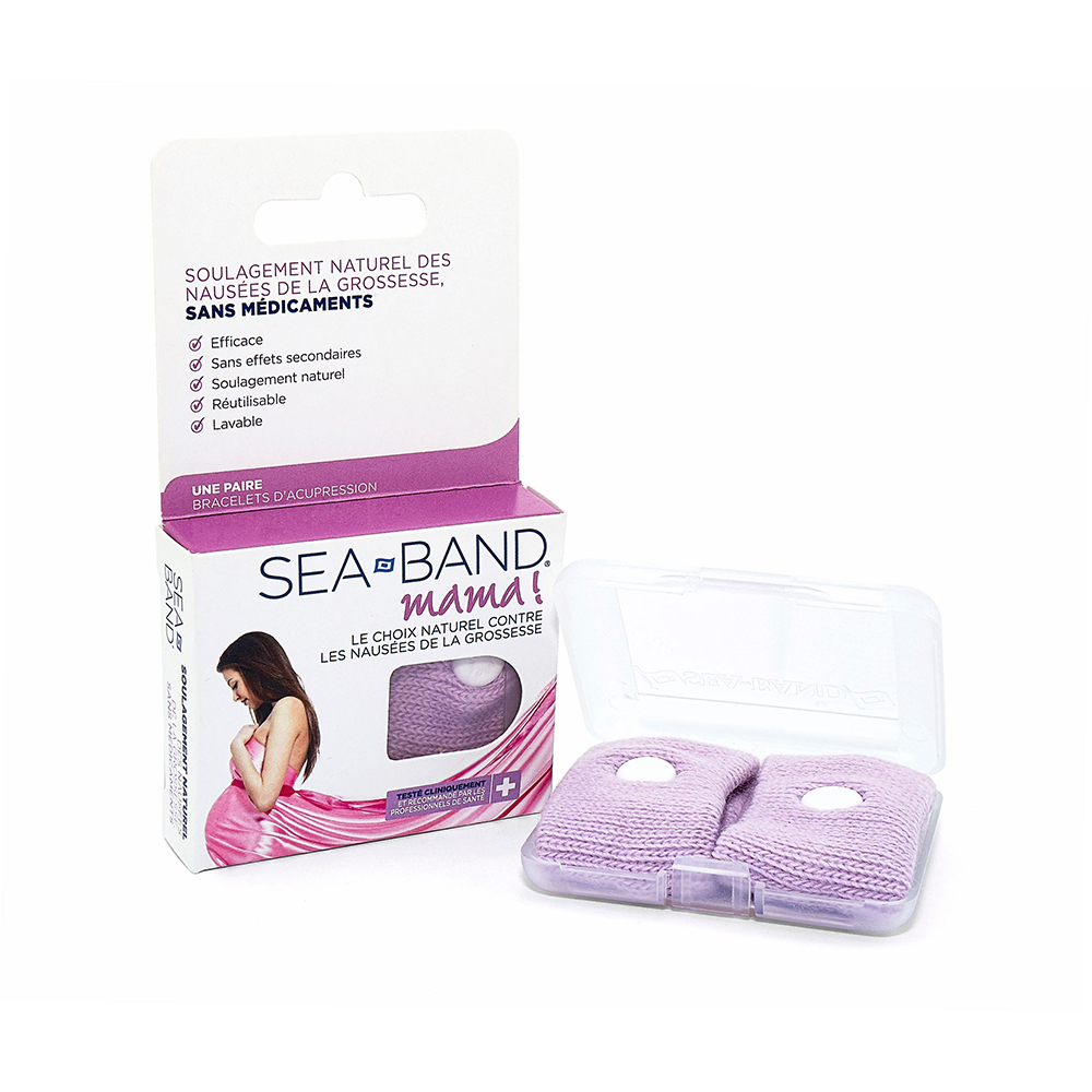 Seaband Mama Bracelets D'acupression Anti-nausées Grossesse x2