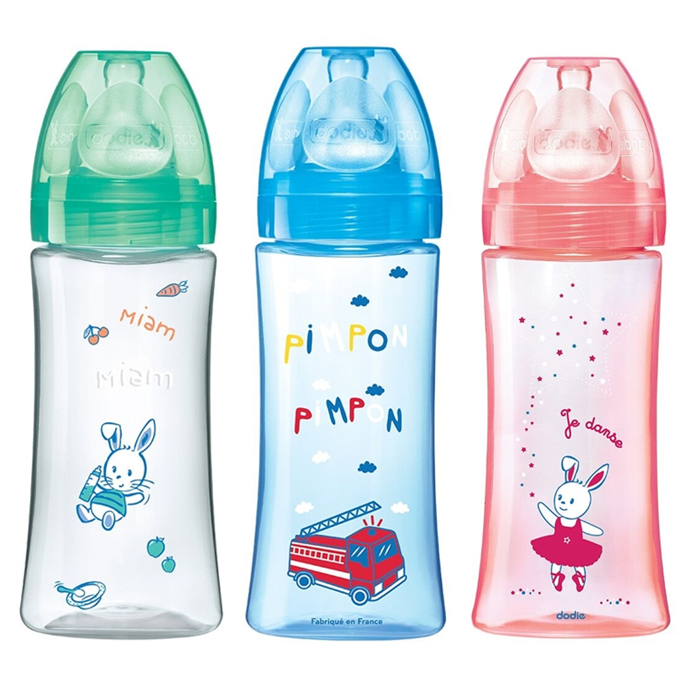 DODIE BIBERON INITIATION+ DEBIT 3 ANTI-COLIQUE 6 MOIS ET PLUS 330ML