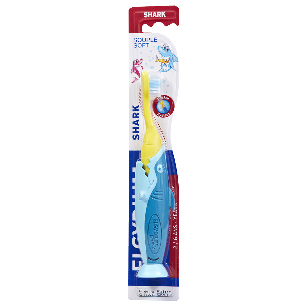 Elgydium Brosse A Dents Kids Shark 2-6 Ans
