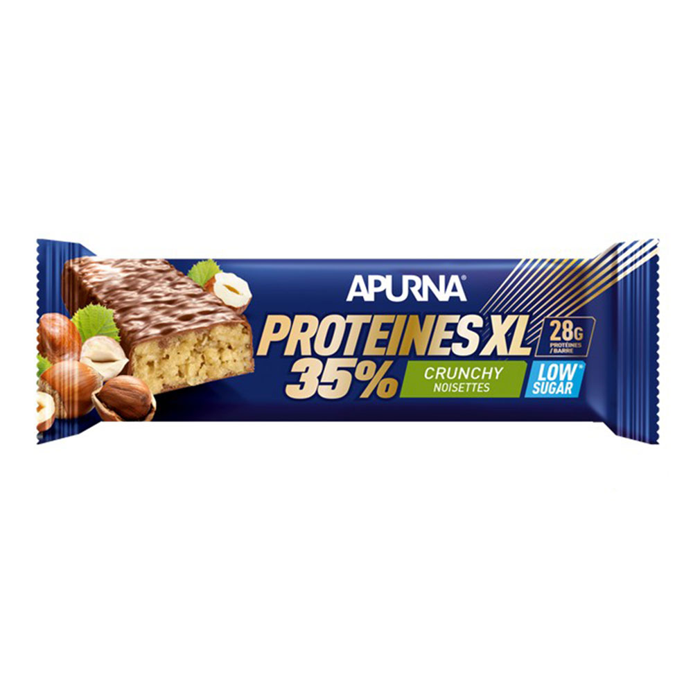 Apurna Barre Hyperproteinee Crunchy Xl Noisette 80g