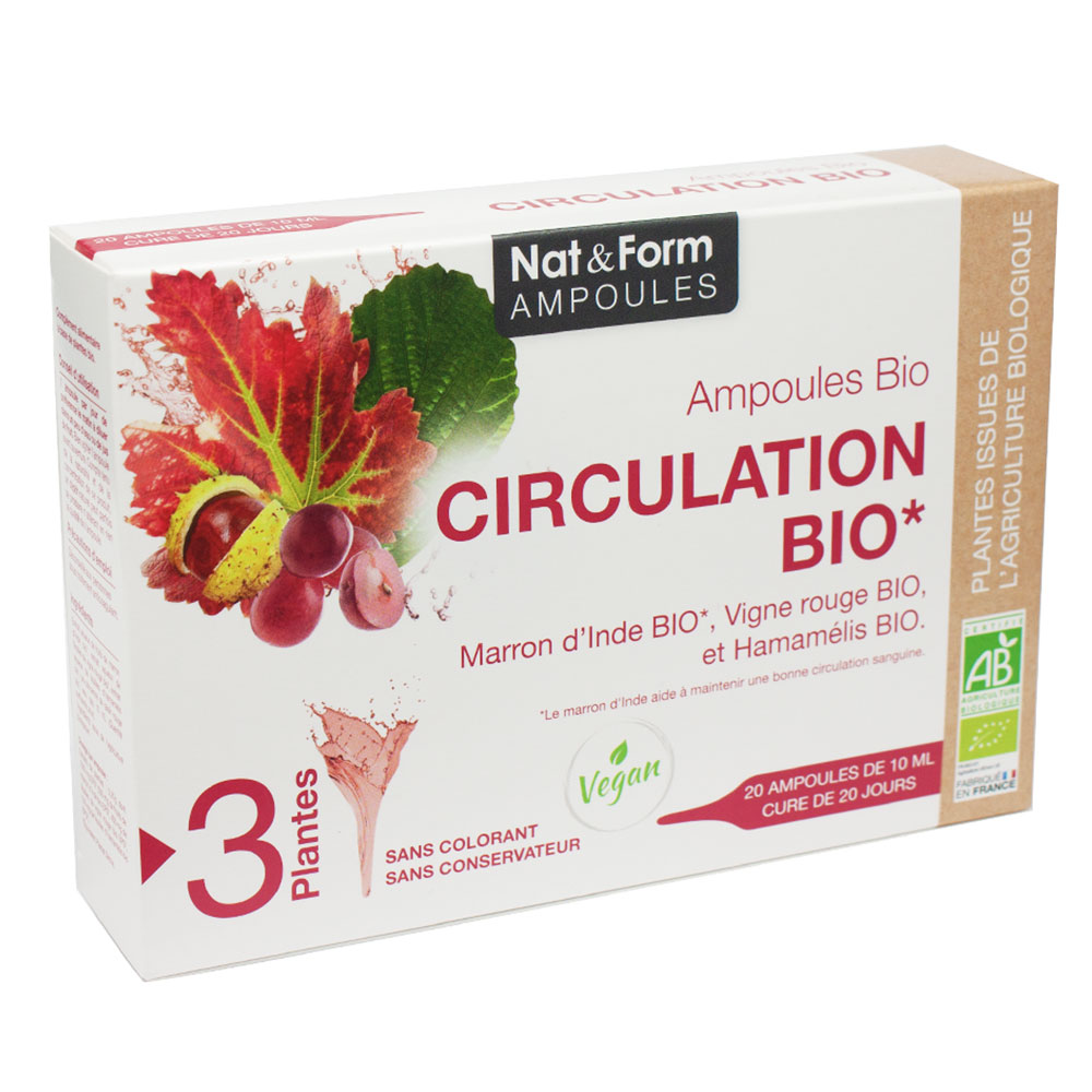 Nat&Form CIRCULATION BIO 20 ampoules