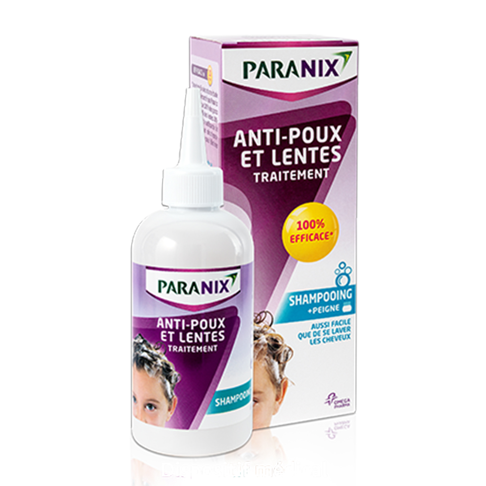 Paranix Anti Poux Et Lentes Traitement Shampooing + Peigne 200ml