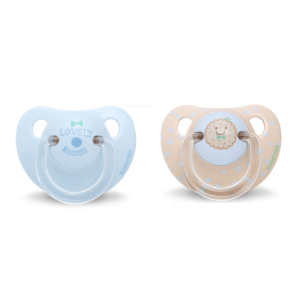 Suavinex Total Look Physio Sucette Physiologique Silicone Lovely Biscuit 0-6 Mois
