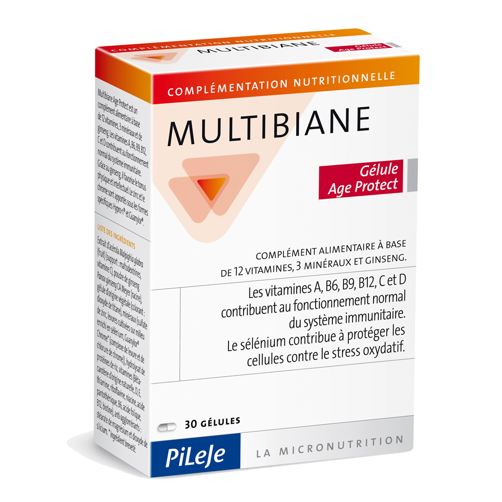 Pileje Multibiane Age Protect 30 gélules