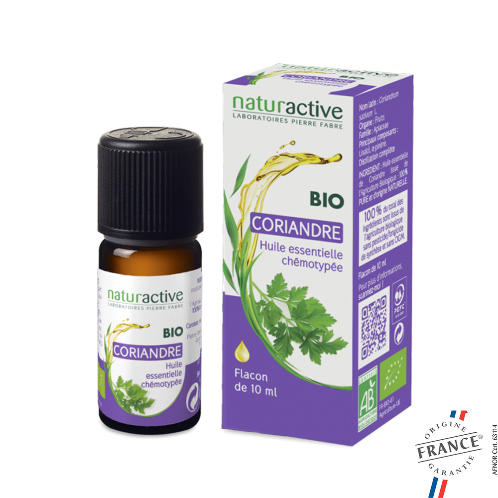 Naturactive Huile Essentielle Coriandre Bio 10ml