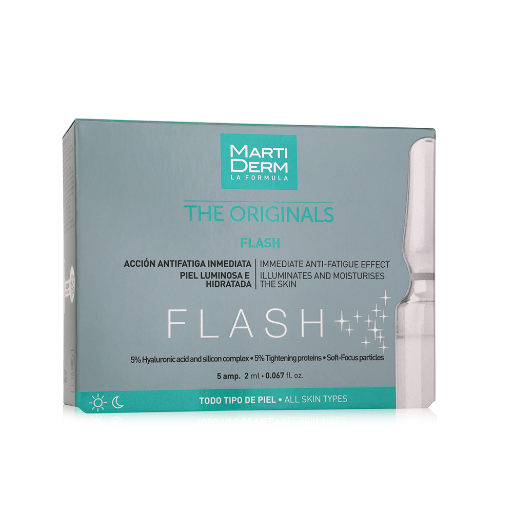 Flash 5 Ampoules 10ml The Originals Martiderm