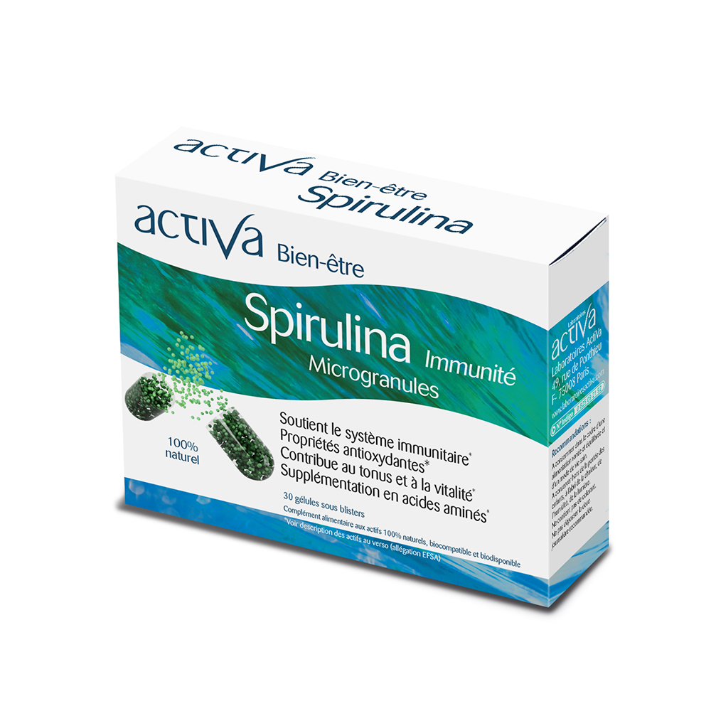 Activa Bien Etre Spirulina 30 Gelules