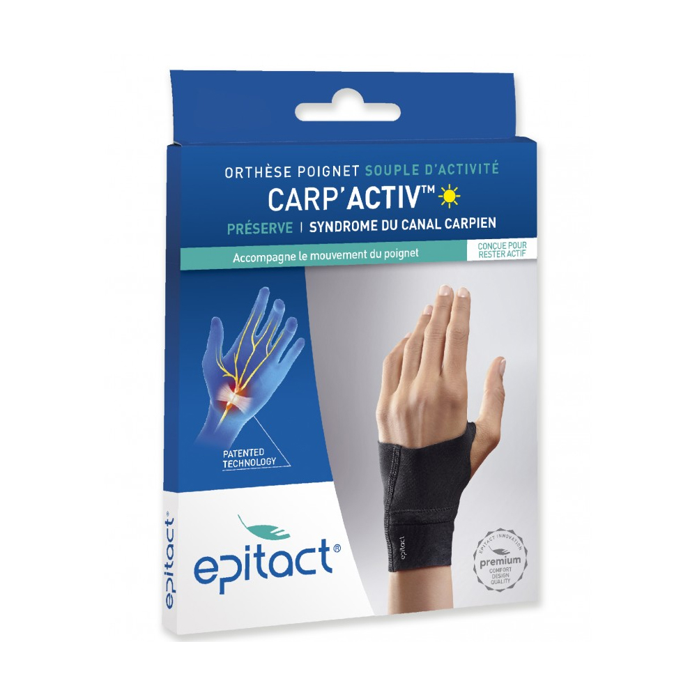 Epitact Carp'activ Orthese Souple D'activite Pour Poignet Gauche