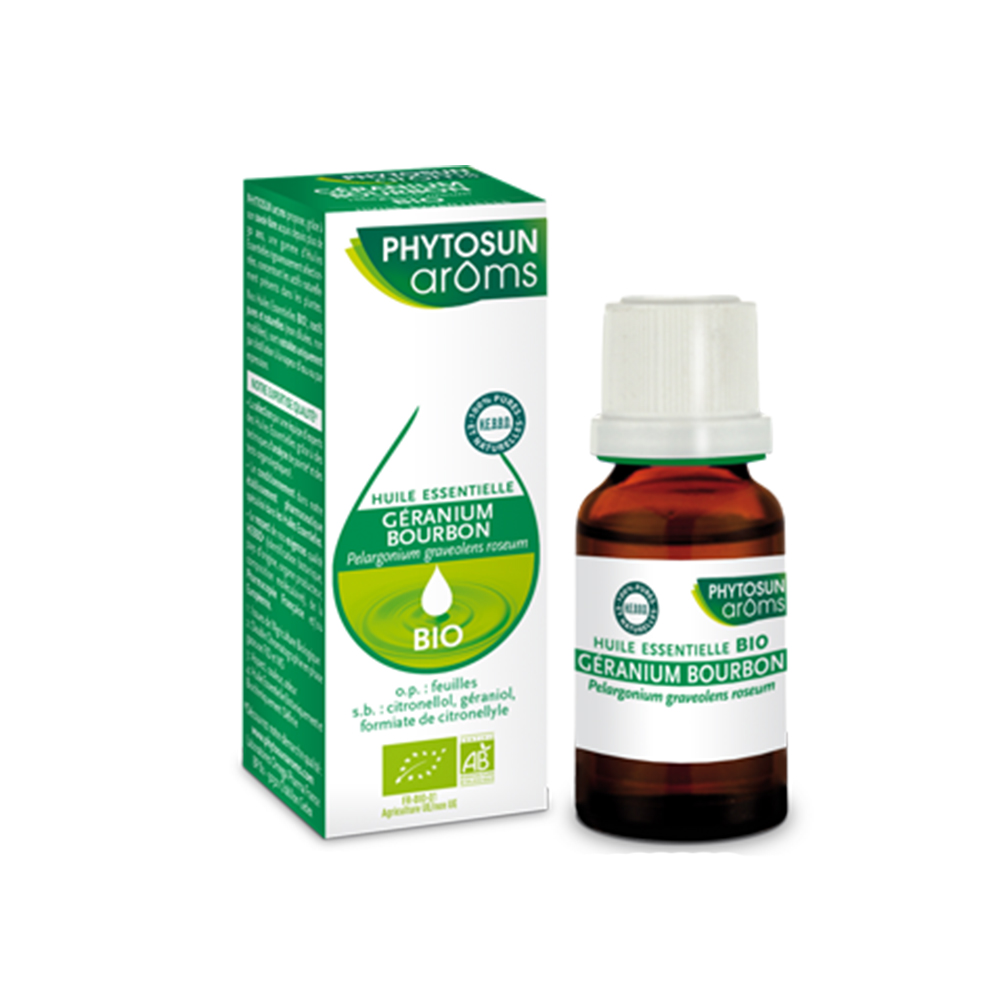 Phytosun Aroms Aroms Huile Essentielle De Geranium Bourbon Bio 10 ml