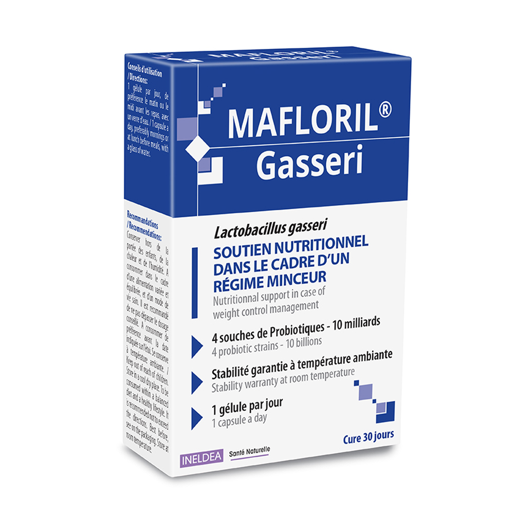 Ineldea Santé Naturelle Mafloril Gasseri 30 gélules