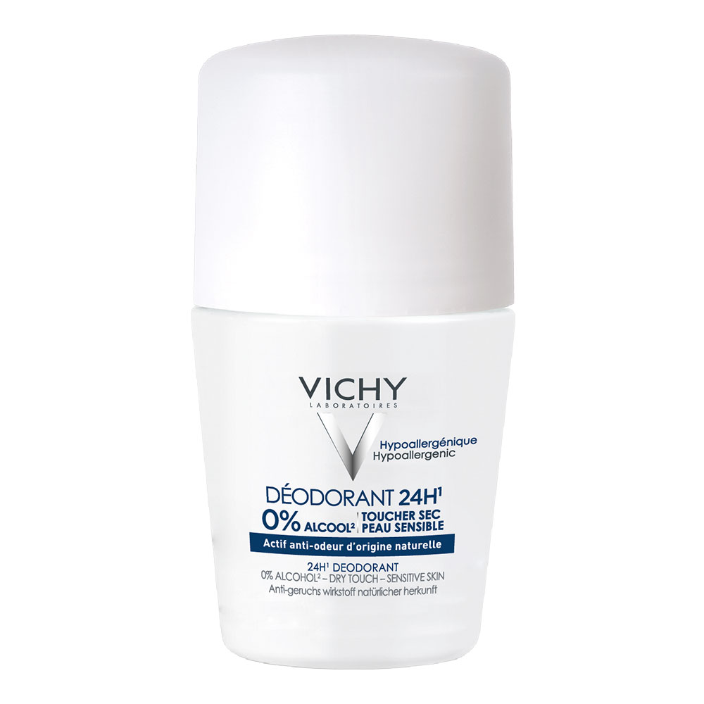 Vichy Déodorant 24h Toucher Sec Roll-on Peaux Sensibles 50ml