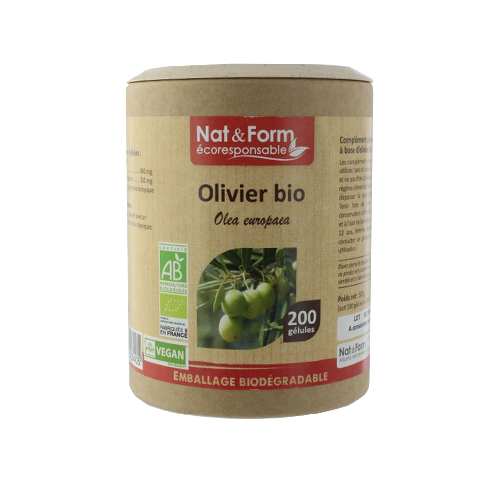 Nat&Form Olivier Bio 200 Gelules Nat&form