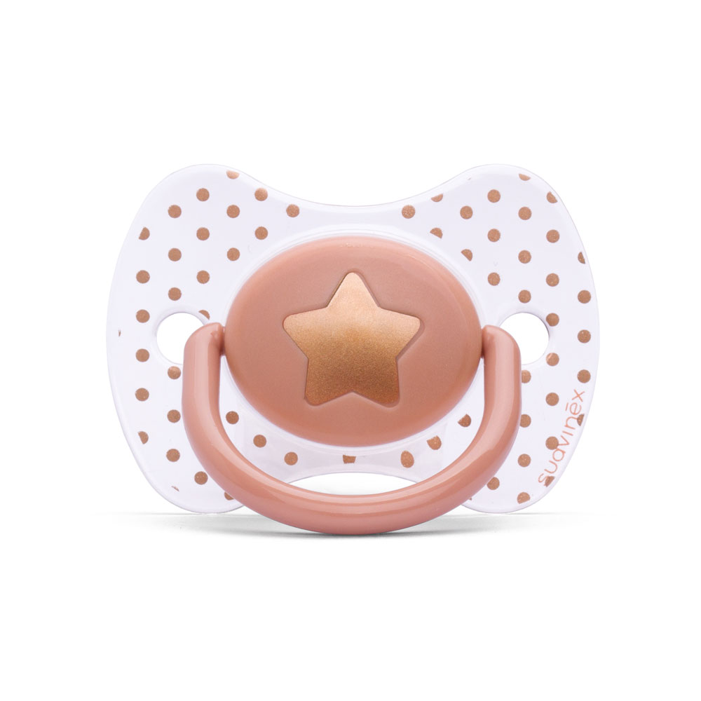 Suavinex Sucette Symetrique Silicone Couture 4 Mois Et Plus