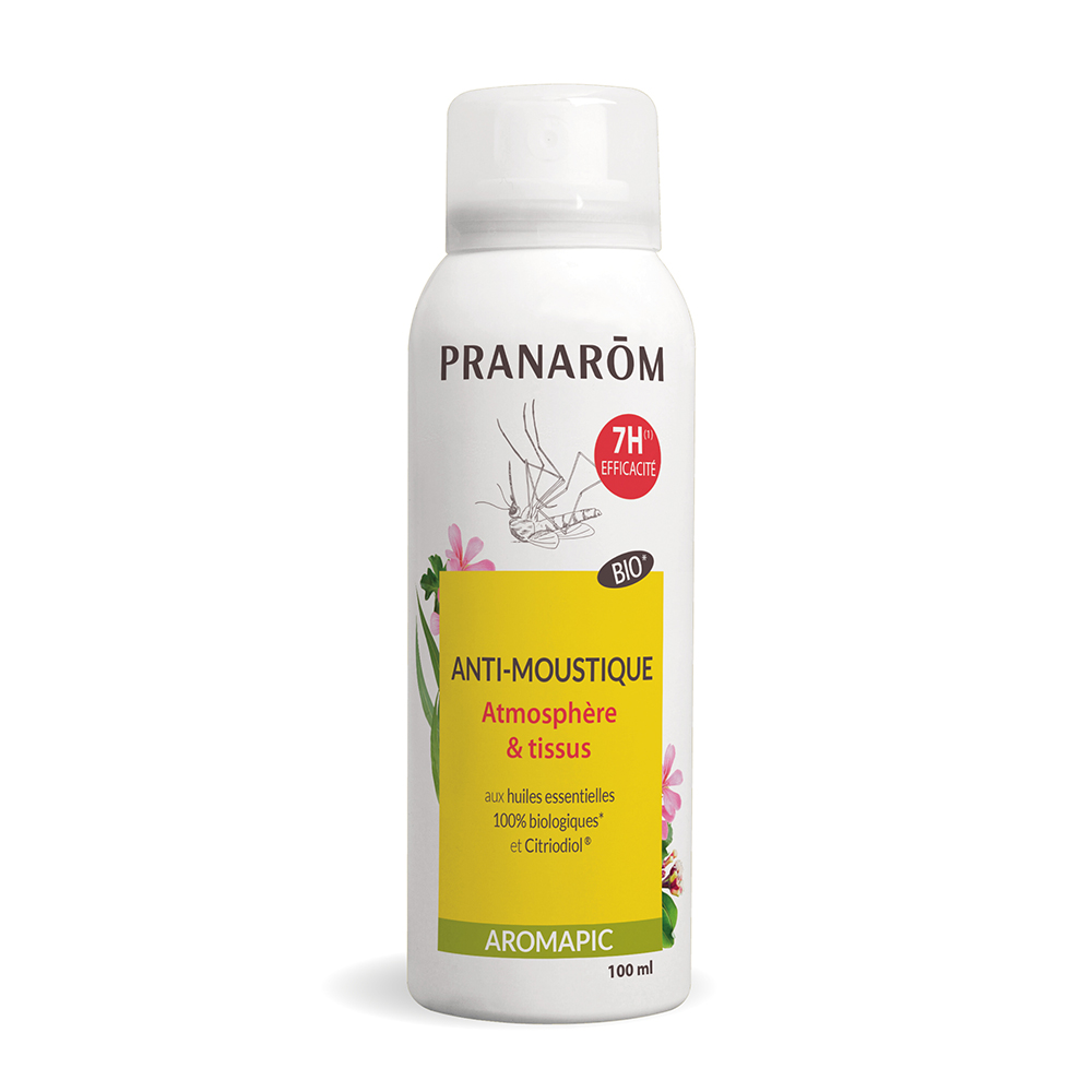 Pranarôm Aromapic Spray Anti-moustiques Atmosphere Et Tissus Bio Des 1 An 150ml