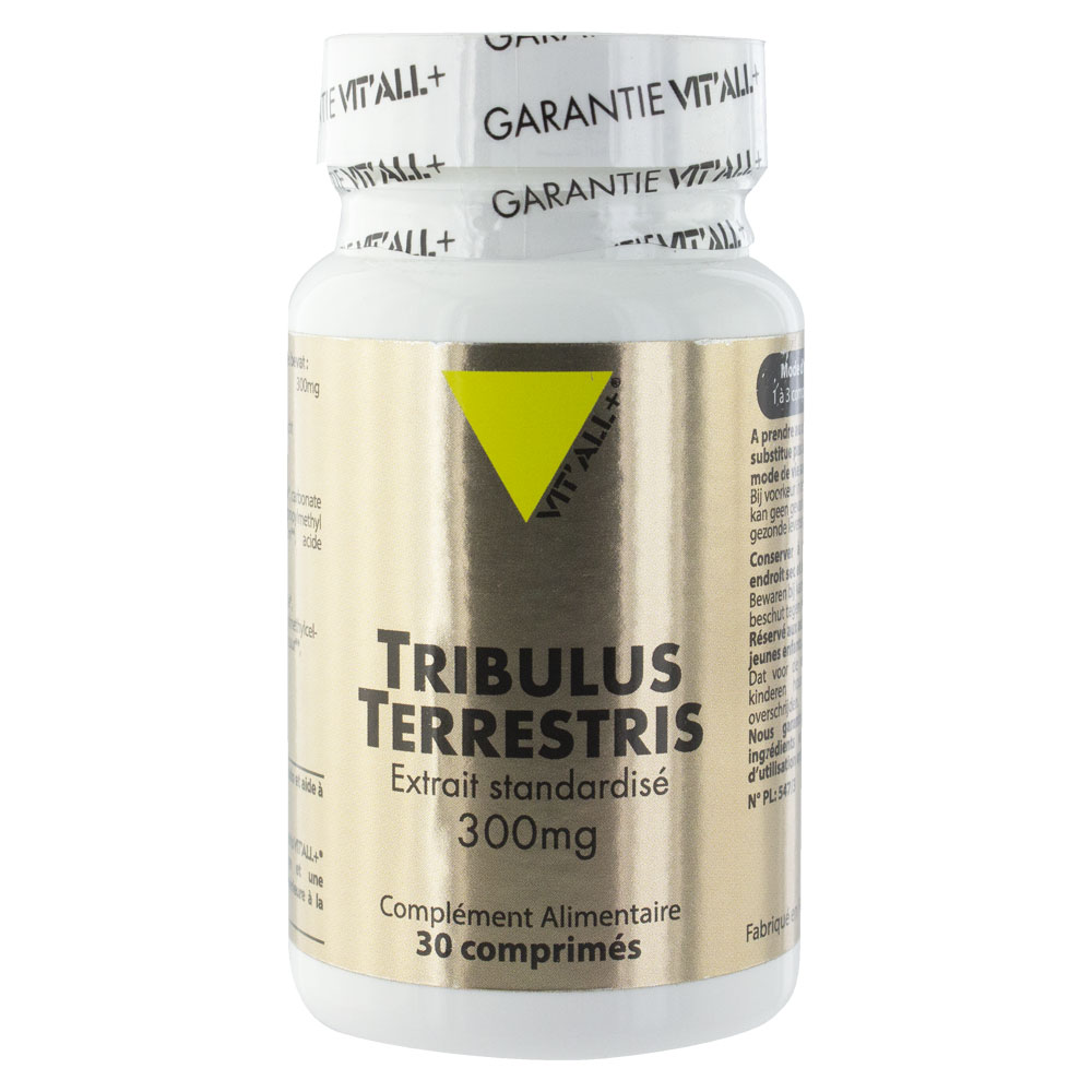 Tribulus Terrestris Extrait Standardise 300mg 30 comprimés Vit'All+
