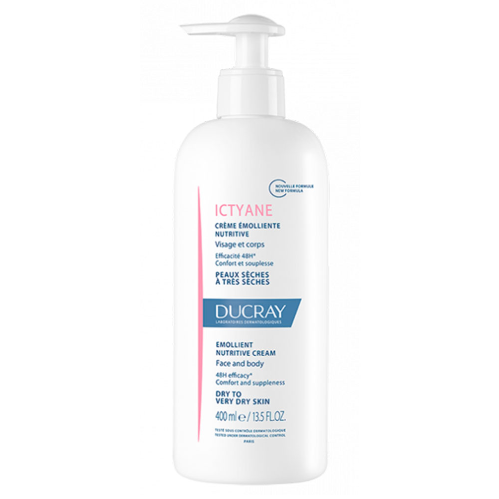Ducray Ictyane Creme Emolliente Nutritive Peaux Seches A Tres Seches 400ml