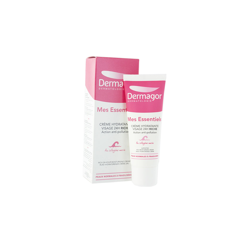 Dermagor Mes Essentiels Creme Hydratante Visage 24h Riche 40ml
